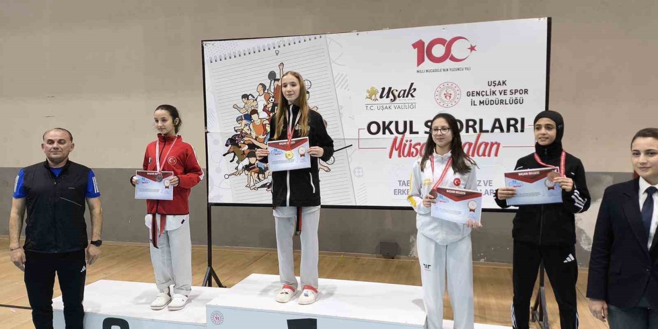 Yunusemreli Meyra’dan altın madalya