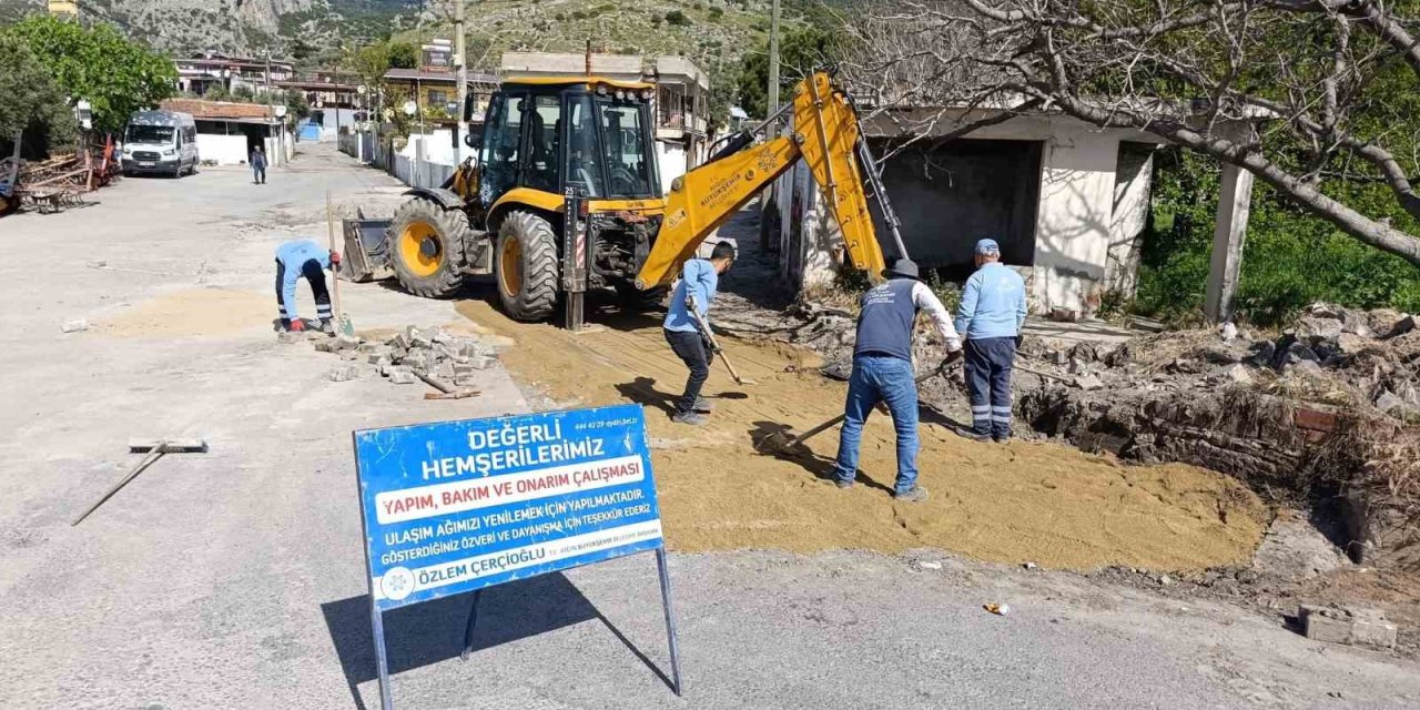 Aydın’ın ulaşım ağını güçlendiren çalışmalar sürüyor