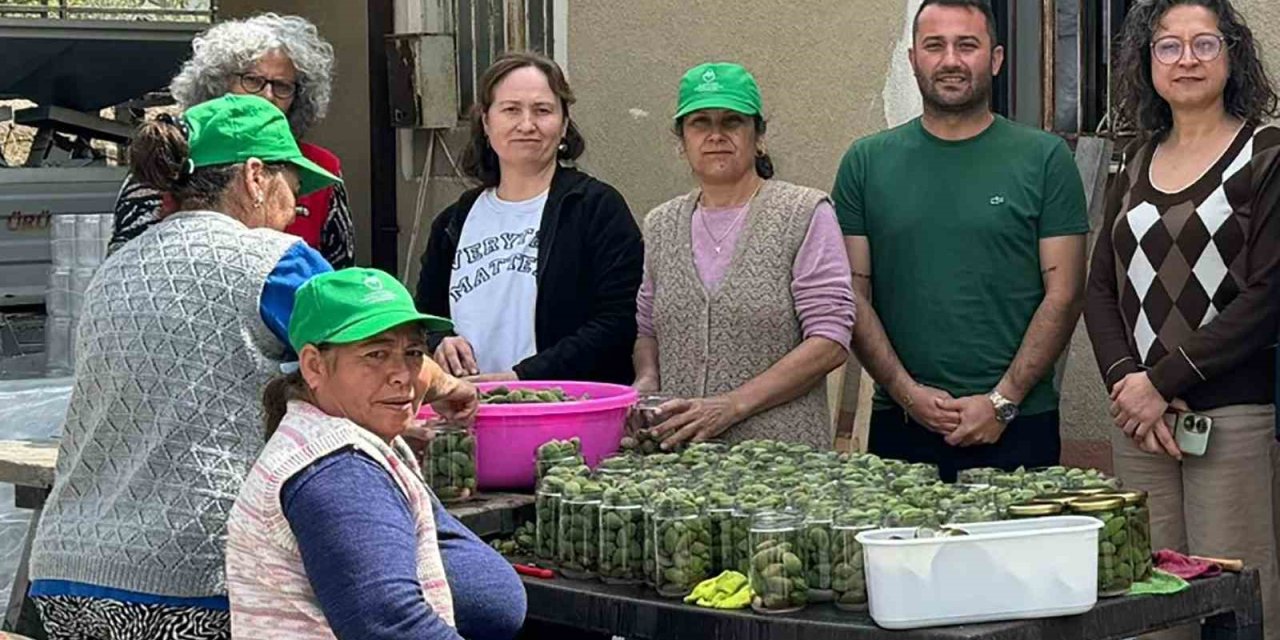 Çağla turşusundan kadın üreticilere ekonomik katkı