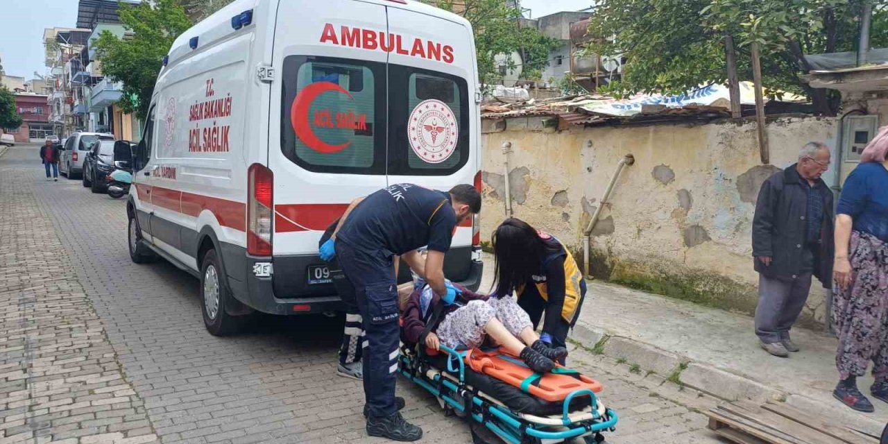 Evin bahçesinde düşen yaşlı kadın için ekipler seferber oldu