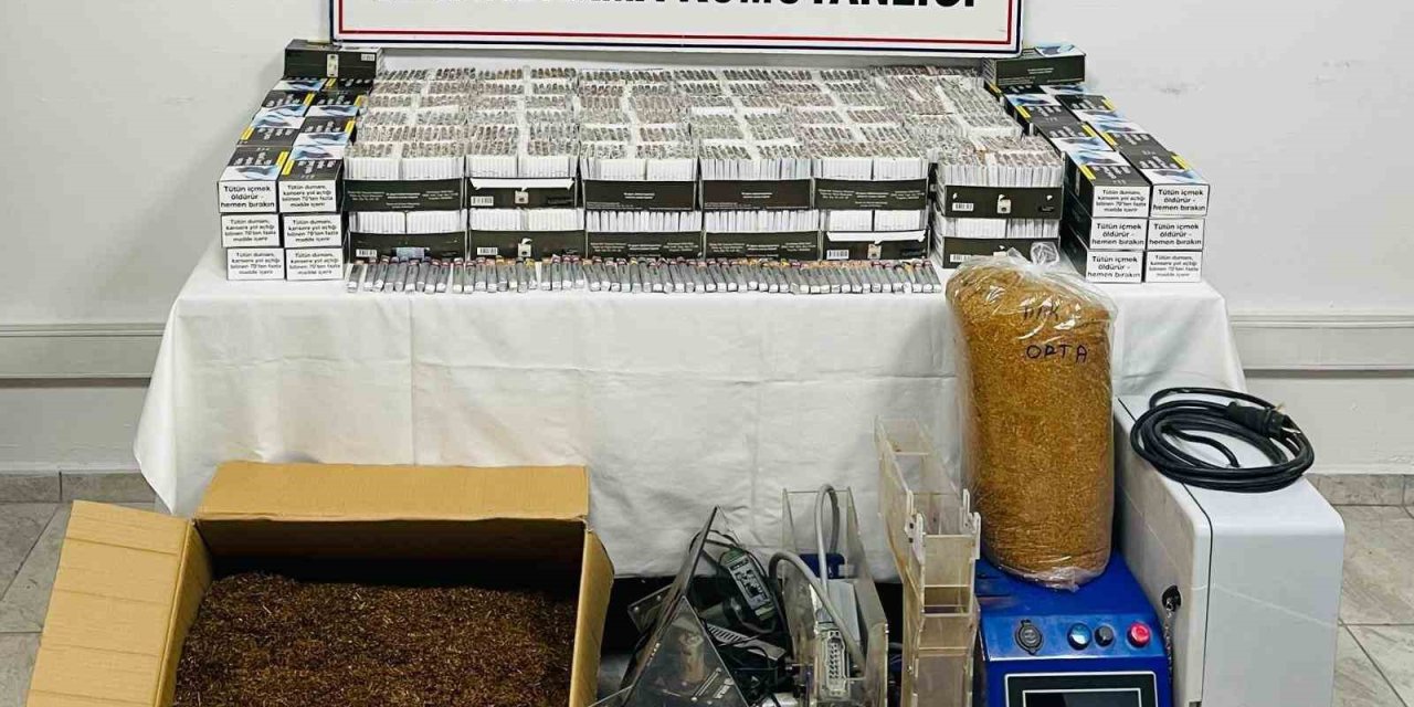 Kütahya’da kaçak tütün operasyonu