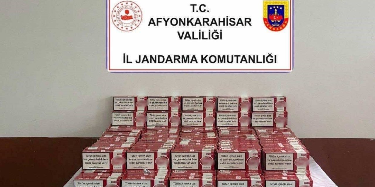 Jandarmadan kaçak makaron operasyonu