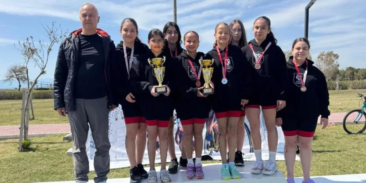 Nazilli’den triatlonda büyük başarı:  Türkiye ikinciliği ve üçüncülüğü