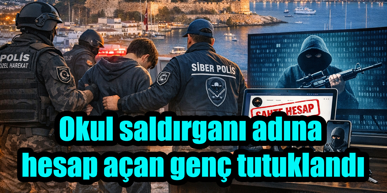 Okul saldırganı adına hesap açan genç tutuklandı