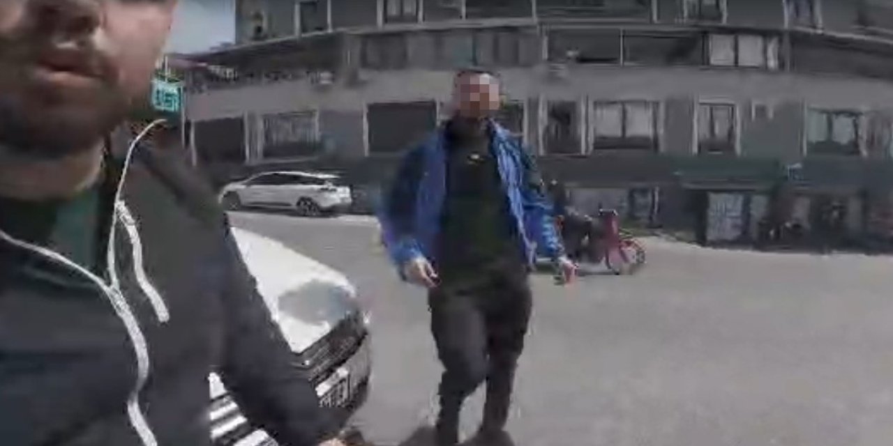 Korna çaldı, darp edildi: Trafik magandaları kameraya yansıdı