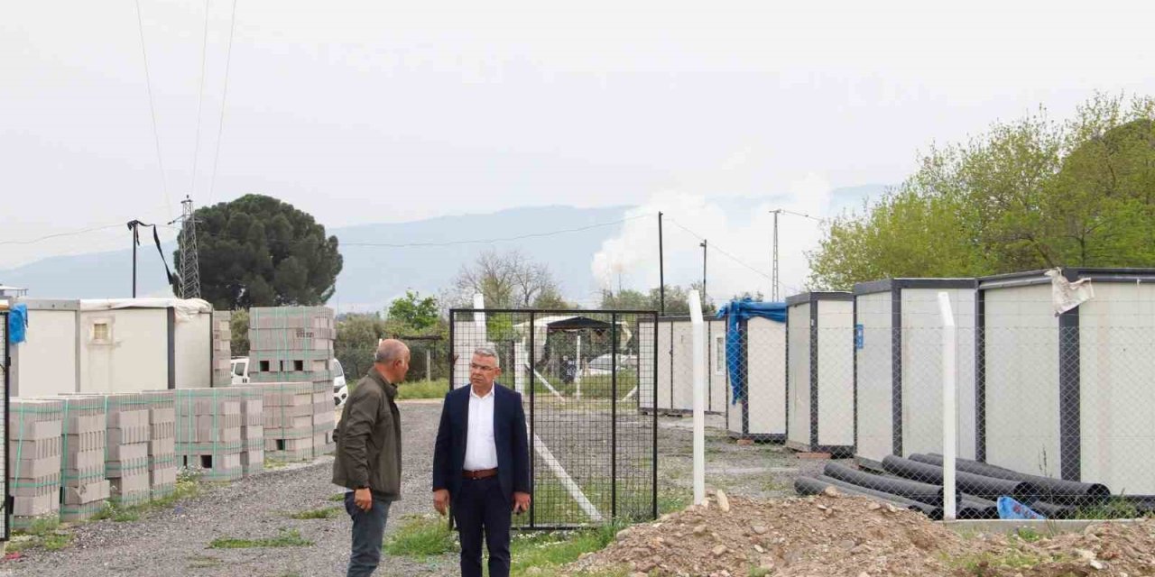 Köşk’te sokak hayvanları için barınak çalışması sürüyor