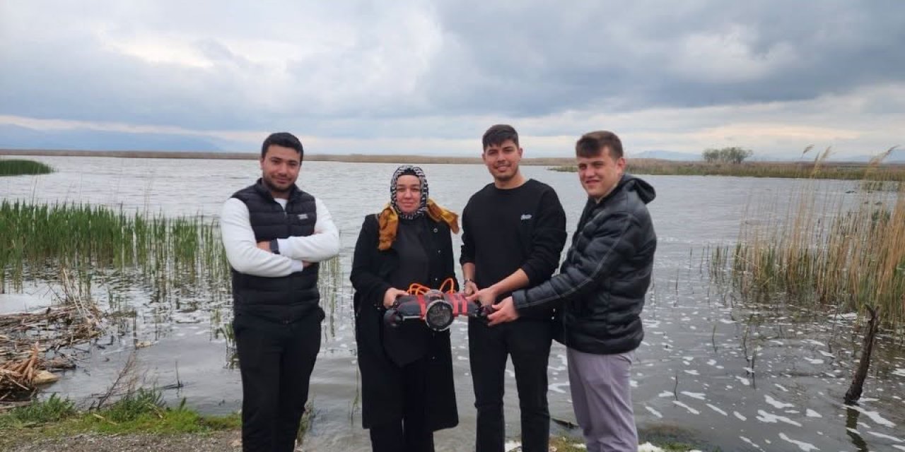 Eber Gölü yapay zeka destekli sualtı aracıyla izlenecek