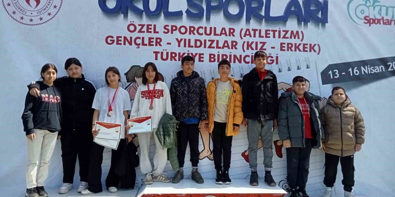 Aydınlı özel sporcu Türkiye şampiyonu oldu