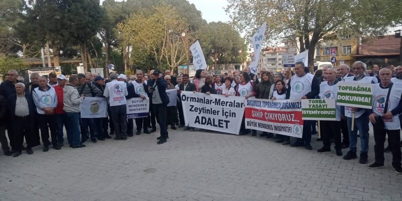 Buldan’da maden arama çalışmalarına protesto