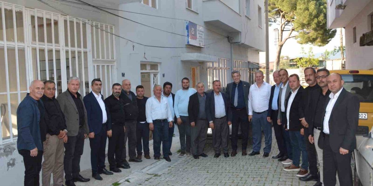 Başkan Künkcü, Karpuzlu ve Çine’de esnaflarla bir araya geldi