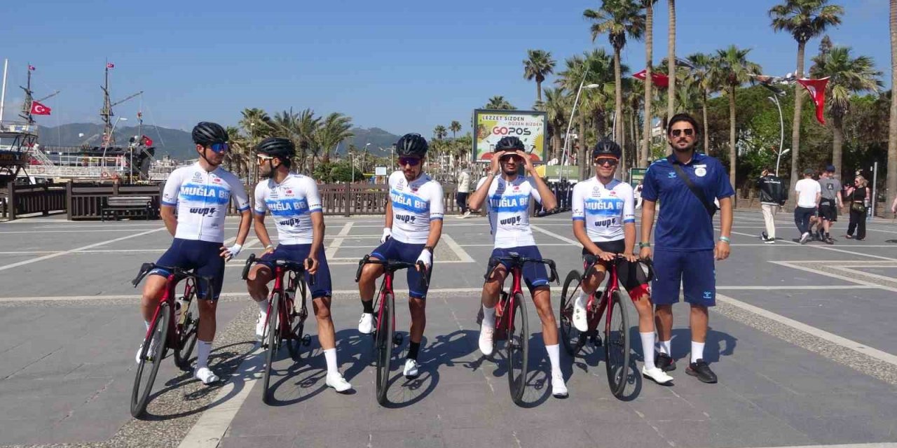 Muğla Büyükşehir bisiklet takımı Cumhurbaşkanlığı Bisiklet Turu’nda tarih yazmaya hazırlanıyor