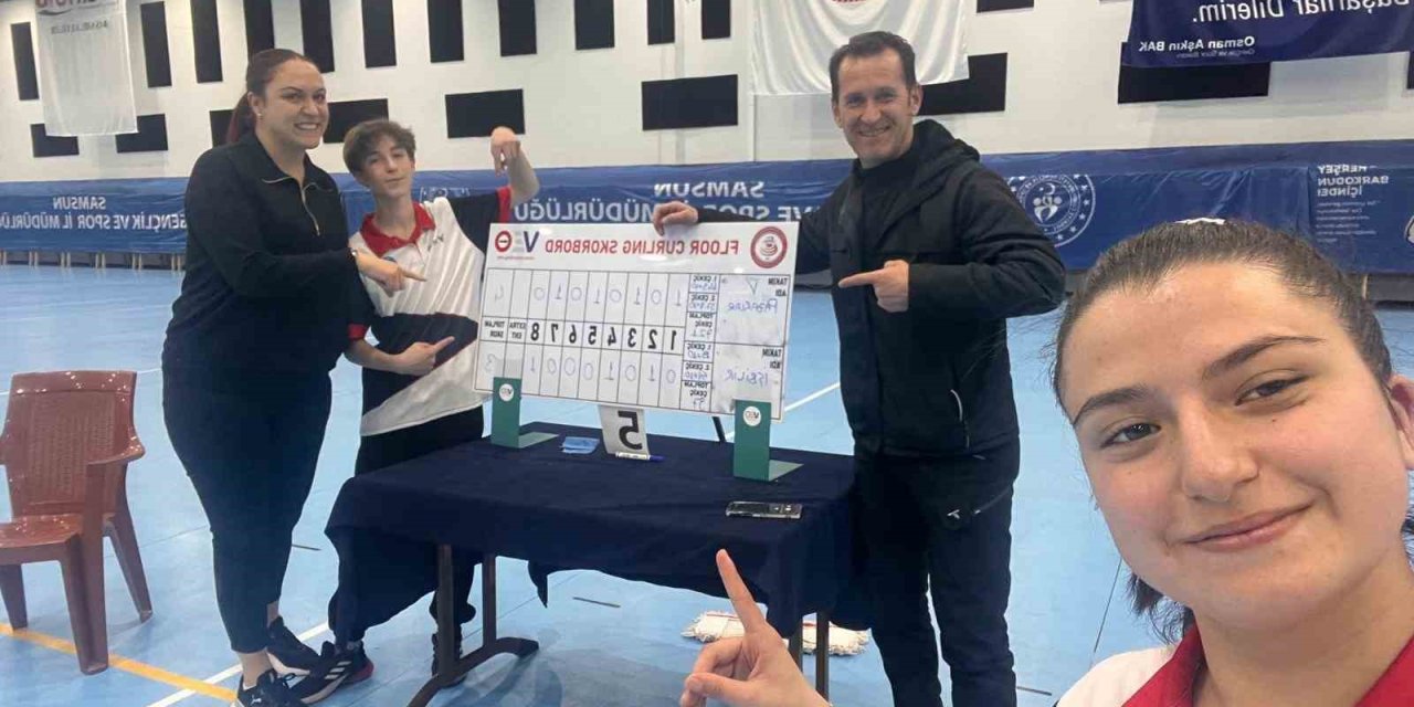 Kütahya’nın gururu pazarlar Spor Lisesi Floor curling’de Türkiye dördüncüsü oldu