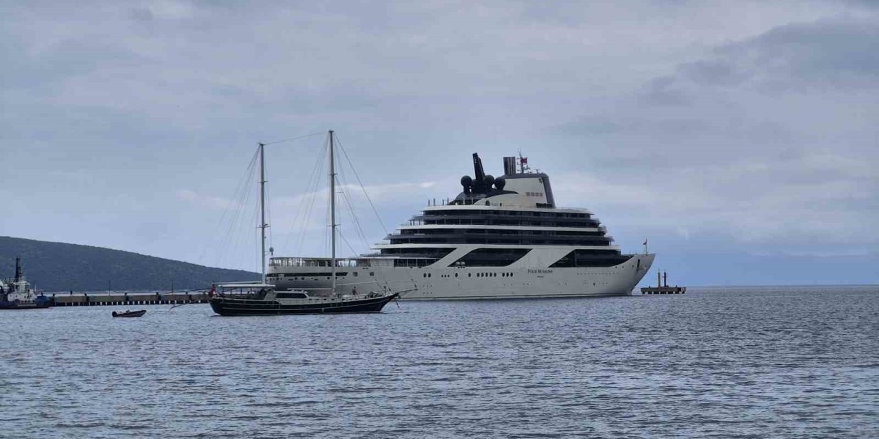 400 milyon avroluk gemi Bodrum’a geldi