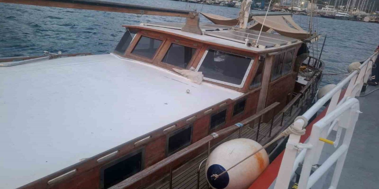 Su alan tekne KIYEM ekiplerince kurtarıldı