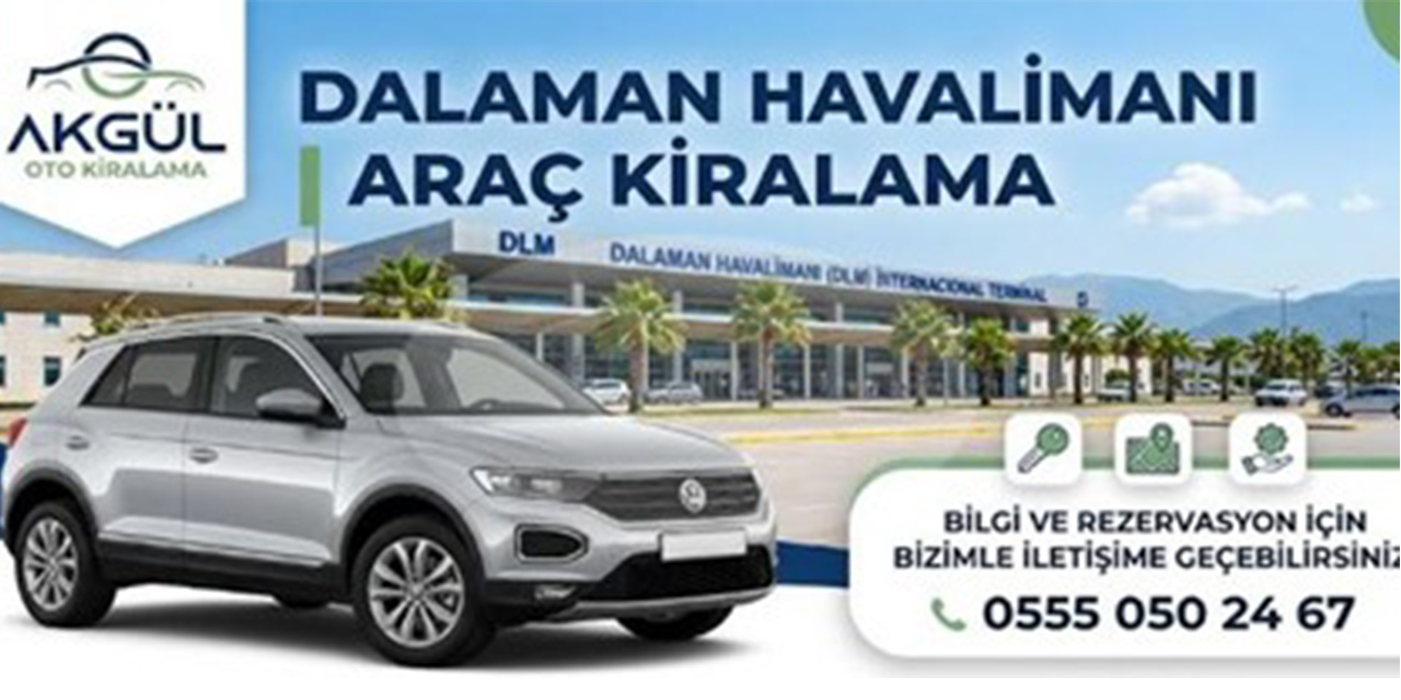 Dalaman Havalimanı Araç Kiralama