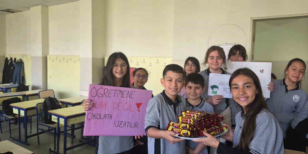 Öğretmenler ve öğrenciler birbirine moral oldu