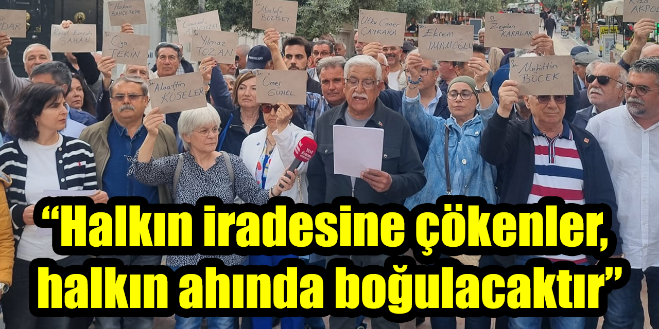 Aydın 78 Kuşağı’ndan sert basın açıklaması: “Halkın iradesine çökenler, halkın ahında boğulacaktır”