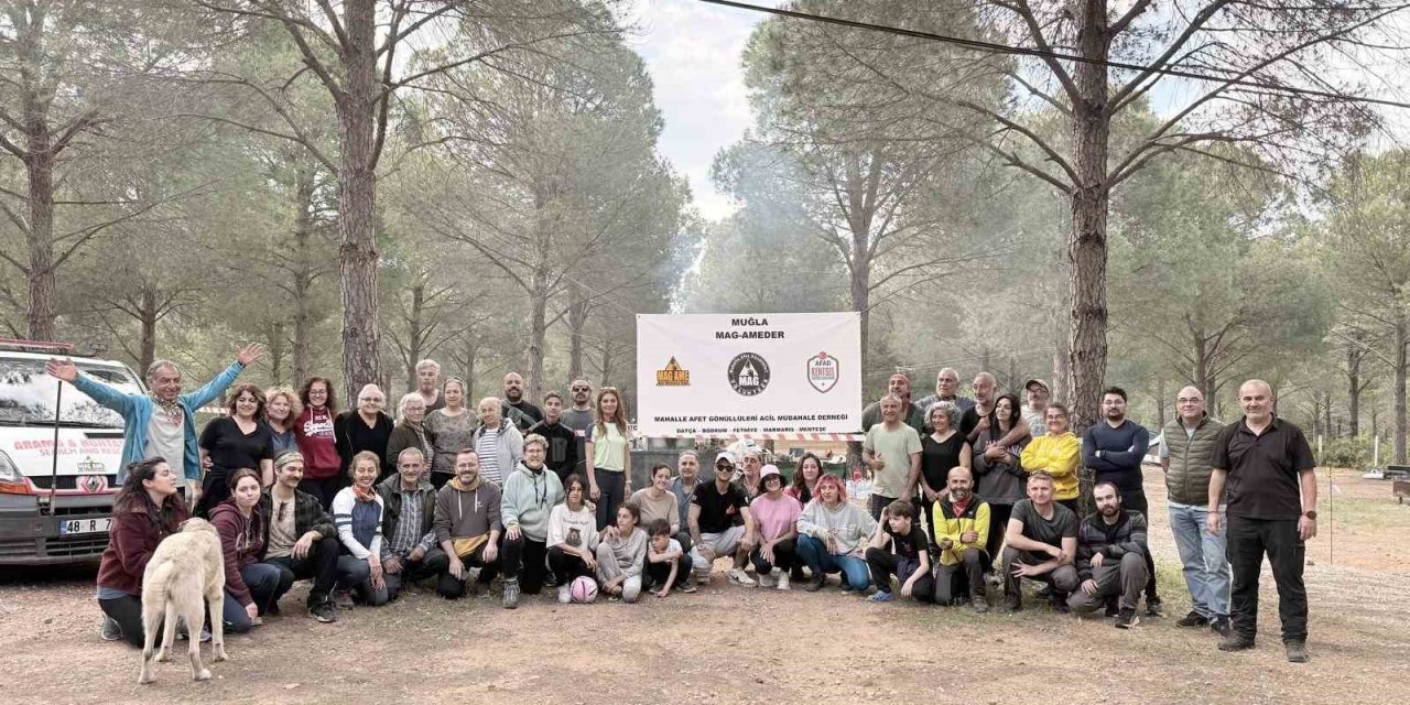 Muğla’da afet gönüllüleri Datça’da buluştu