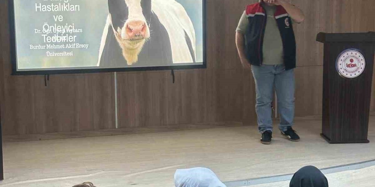 Köşk’te üreticilere buzağı ölümleri ve üreme verimliliği eğitimi