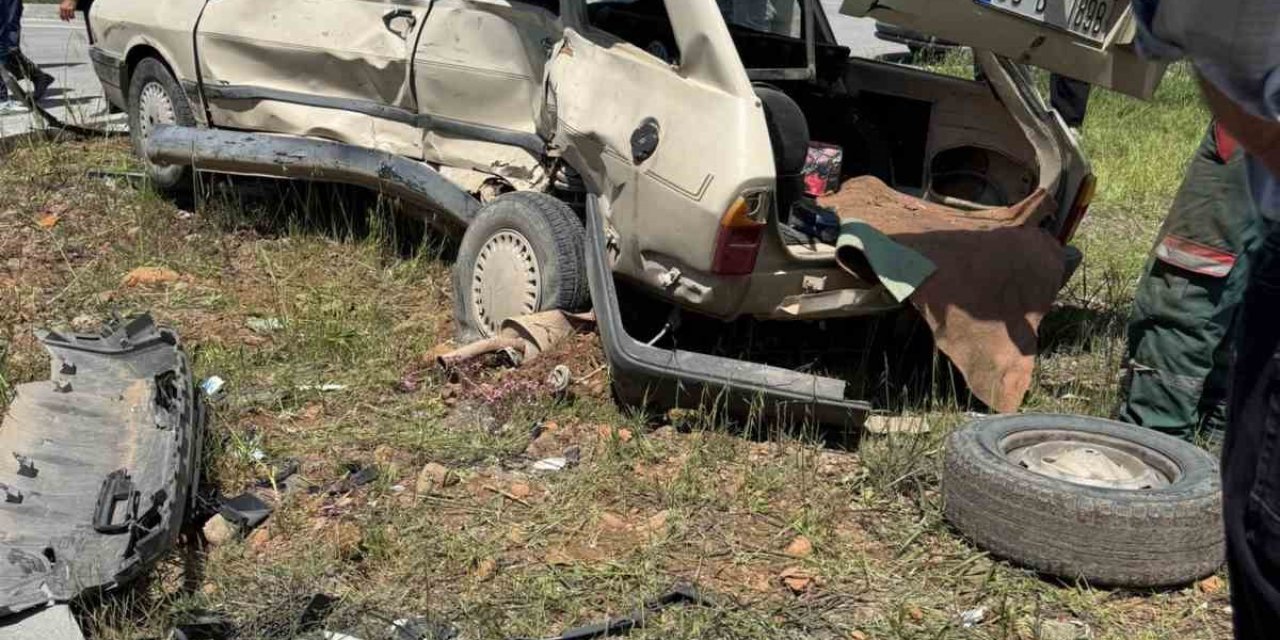 Muğla-Denizli yolunda feci kaza: 1 ölü, 1 yaralı