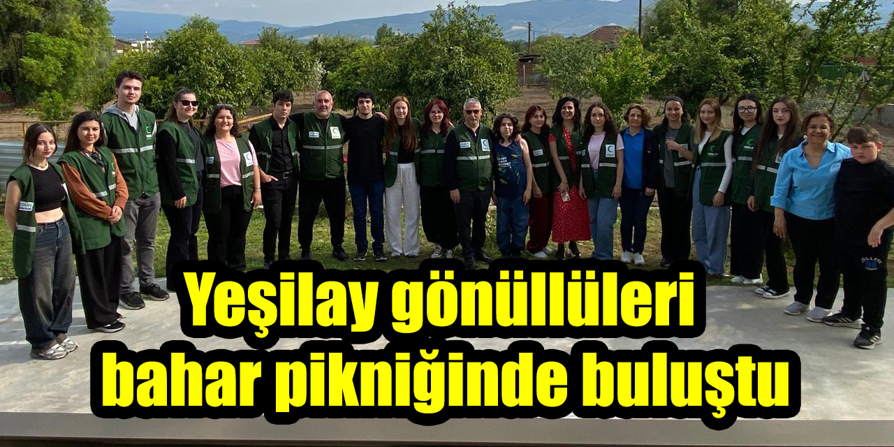 Yeşilay gönüllüleri bahar pikniğinde buluştu