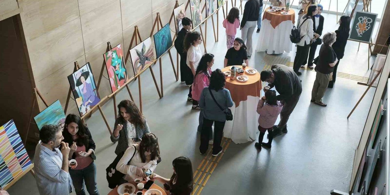 MTK Koleji öğrencilerinin eserleri görücüye çıktı