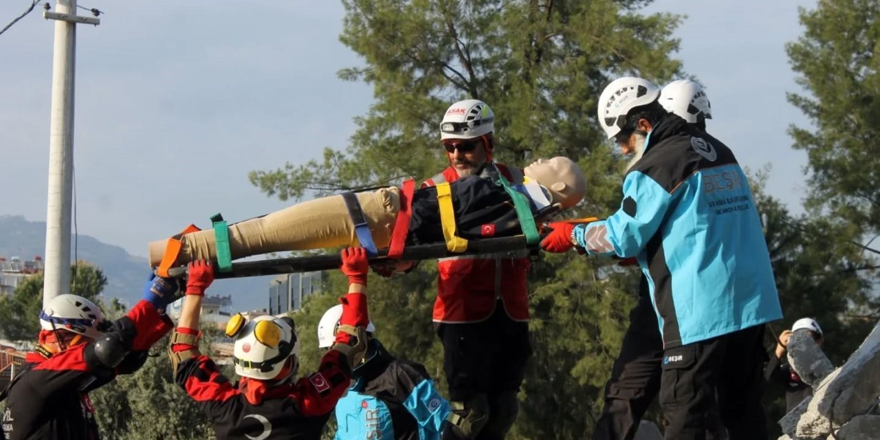 Aydın’da arama kurtarma tatbikatı yapıldı