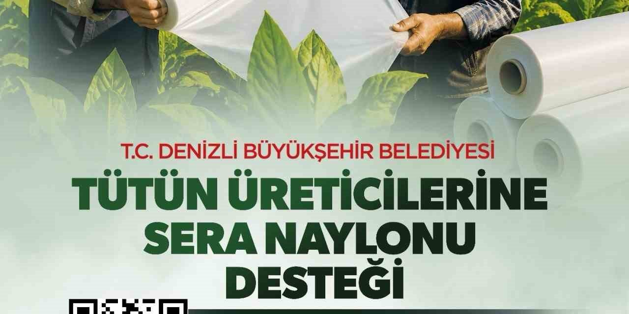 Denizli’de tütün üreticisine destek