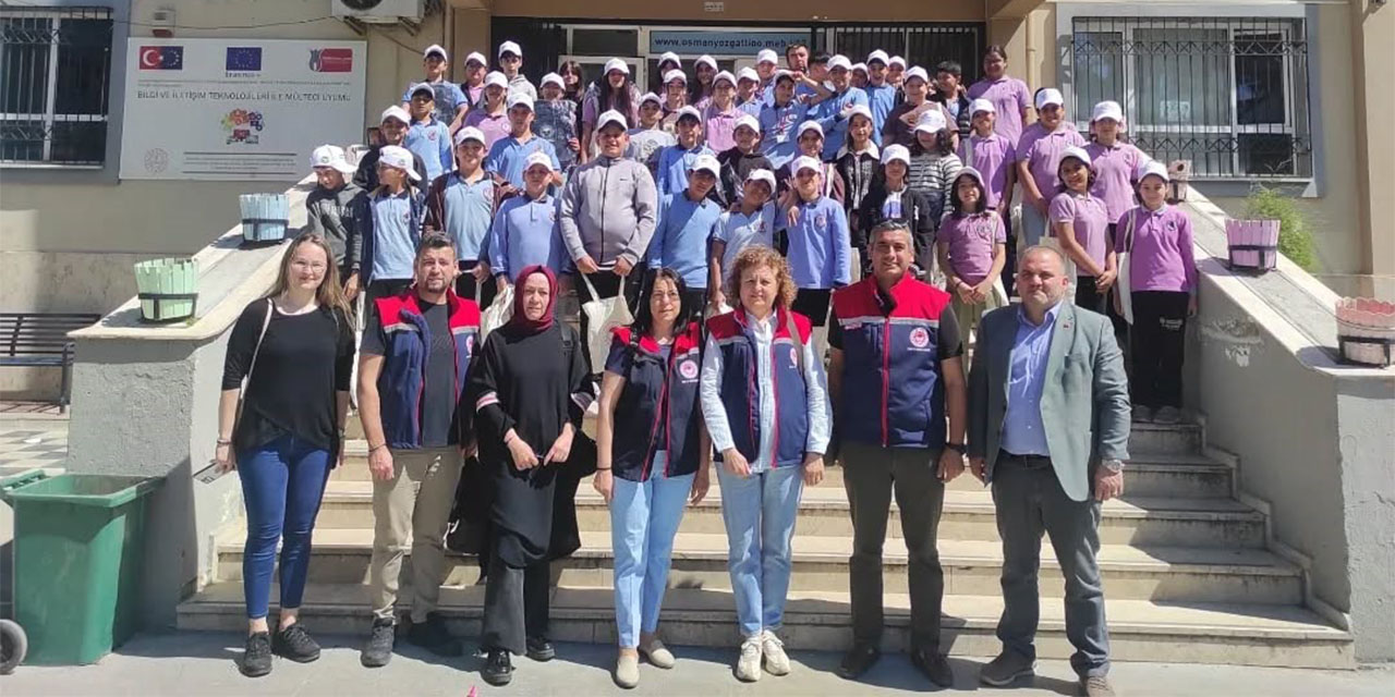 Aydın’da öğrencilere organik tarım anlatıldı