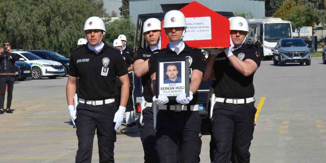 Şehit Polis Serkan Hızlı, dualarla uğurlandı