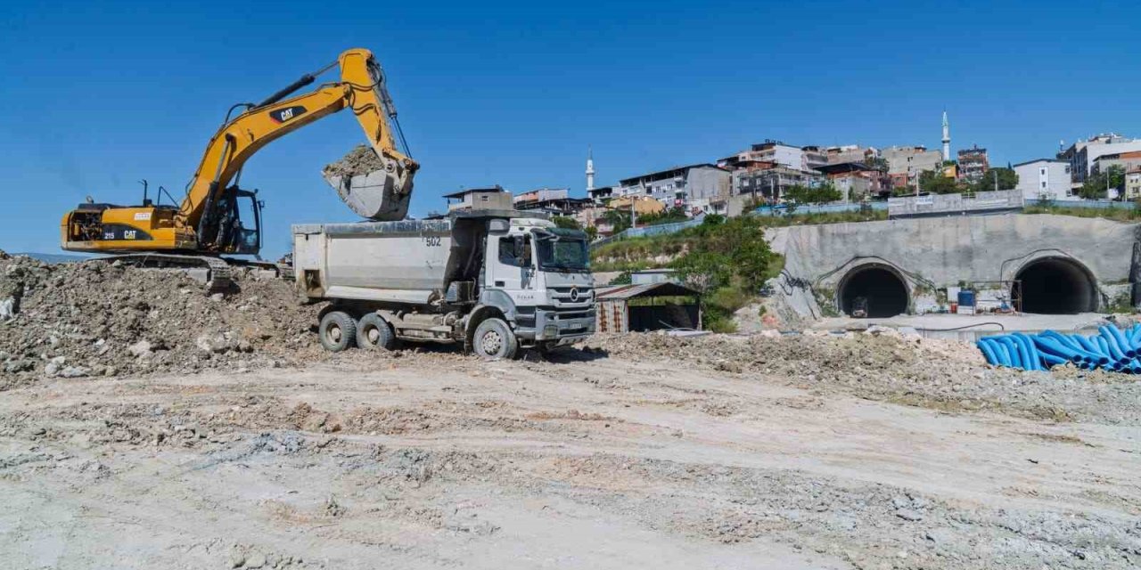 Onat Tüneli’nde çalışmalar sürüyor