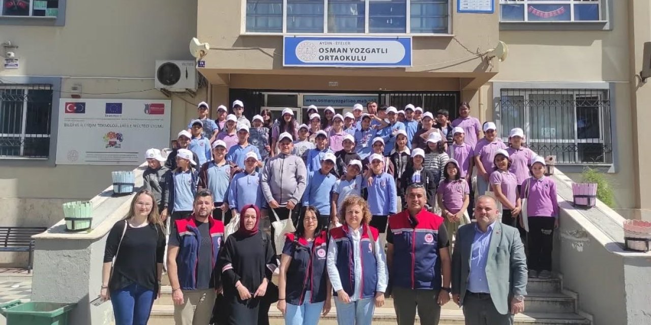 Aydın’da öğrencilere organik tarım anlatıldı