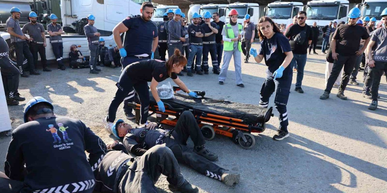 112 görevlileri tatbikatı gerçek zannetti