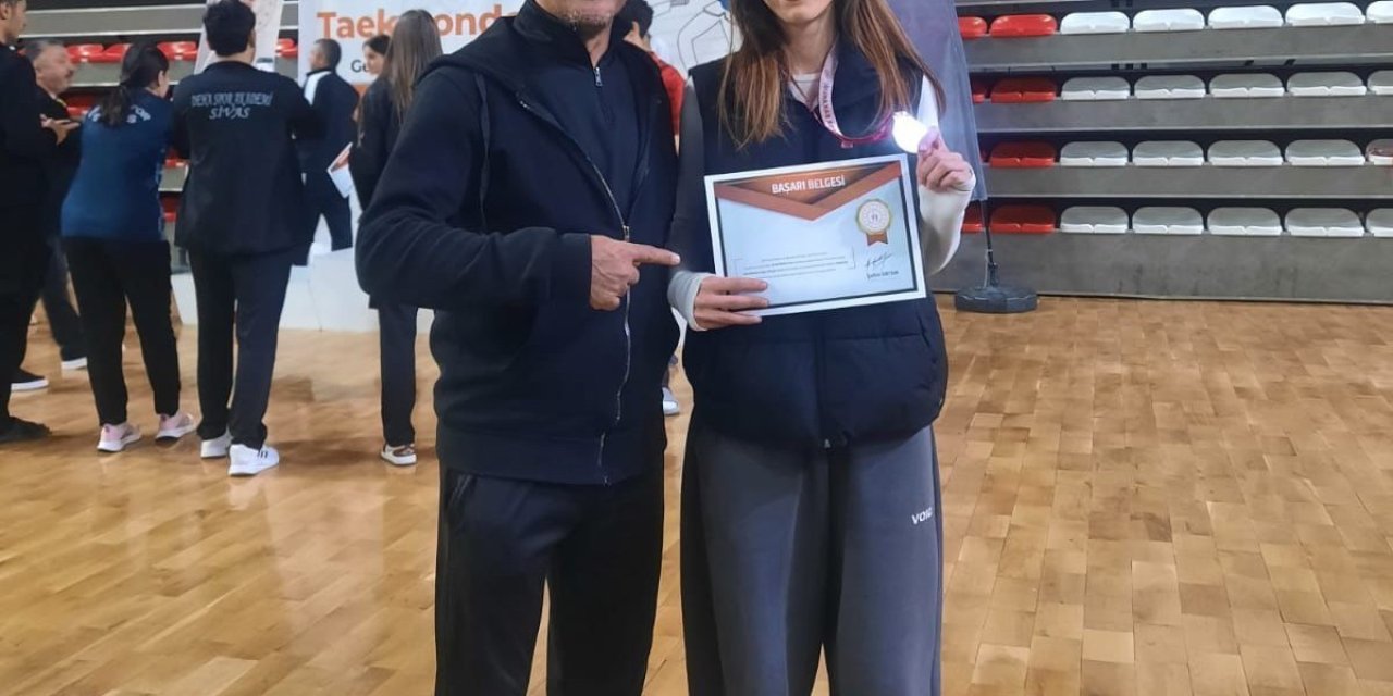 Kütahyalı sporcu Güllüzar Nas Türkiye ikincisi oldu