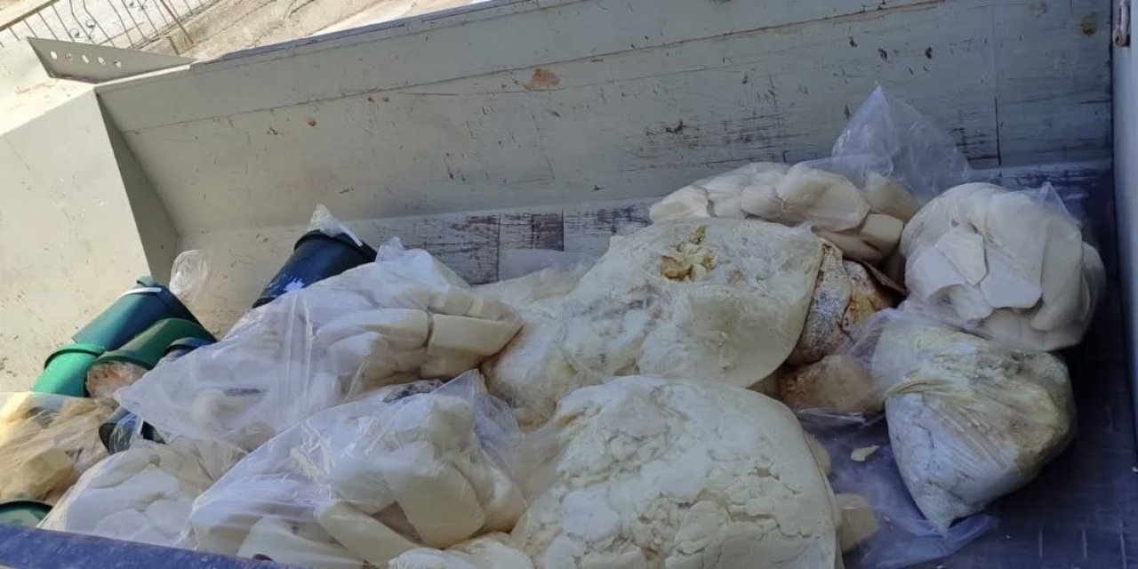 Aydın’da 11 ton süt ürünü imha edildi