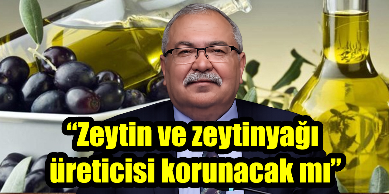 “Zeytin ve zeytinyağı üreticisi korunacak mı”