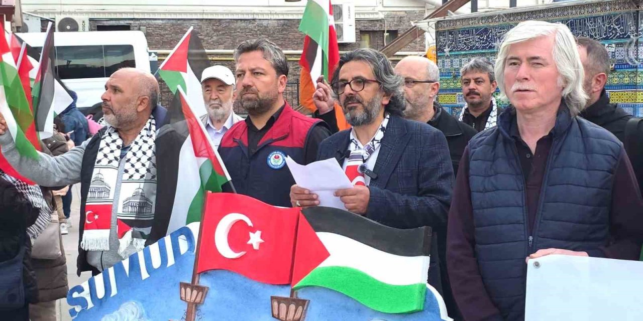 Kütahya’da Sumud Filosu’na yapılan saldırıya tepki