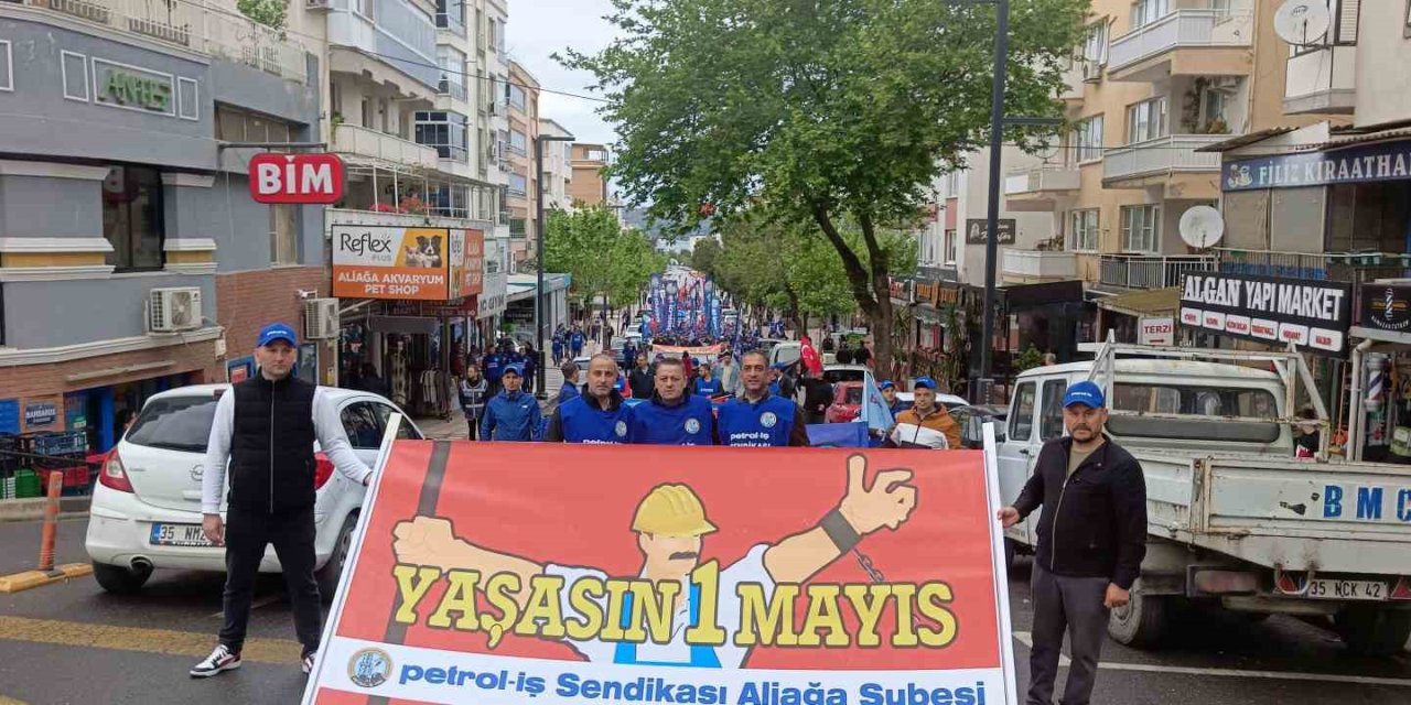 Aliağa’da 1 Mayıs kutlandı