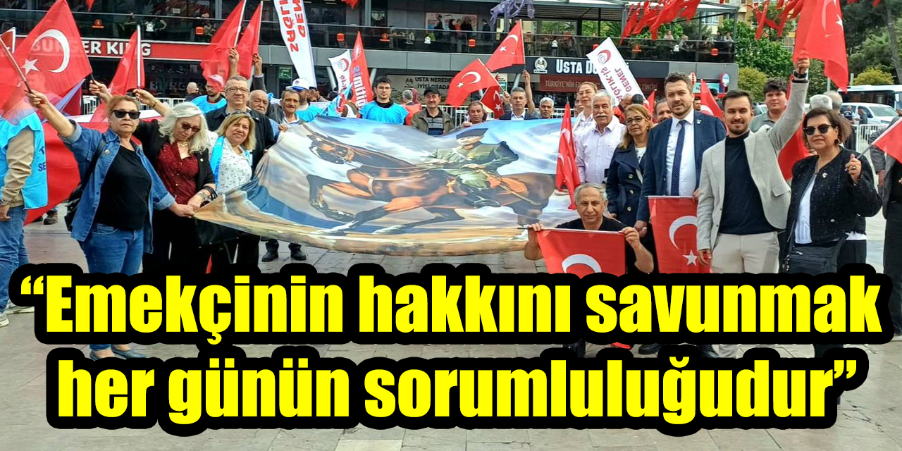 İYİ Partili Adıyaman 1 Mayıs’ta alanlardaydı: “Emekçinin hakkını savunmak her günün sorumluluğudur”