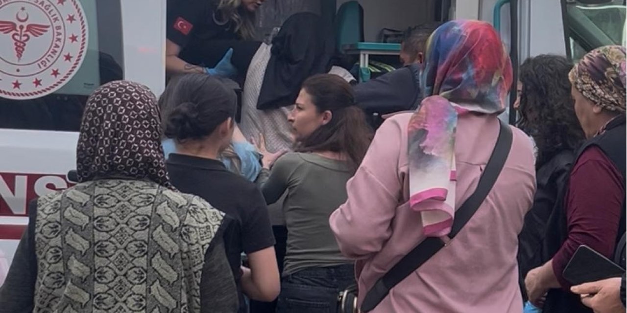Dumanları gören yaşlı kadın fenalaştı