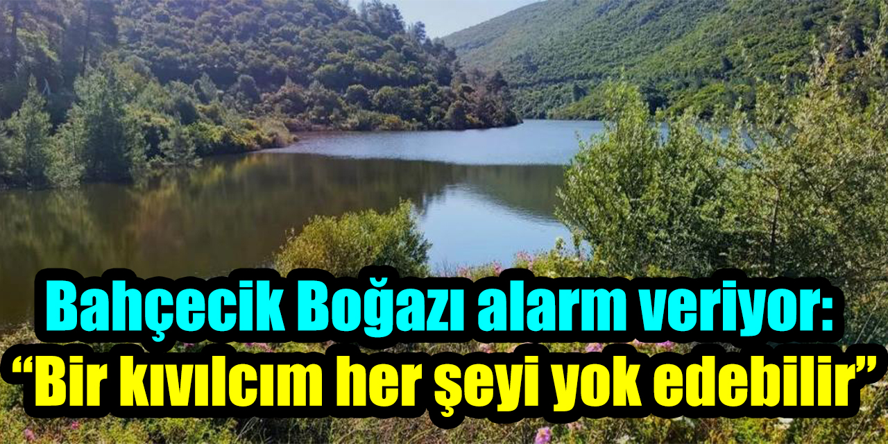 Bahçecik Boğazı alarm veriyor: “Bir kıvılcım her şeyi yok edebilir”