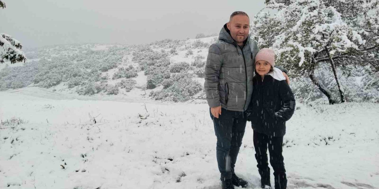 Denizli’nin yüksek kesimleri mayıs ayında beyaz gelinliğini giydi