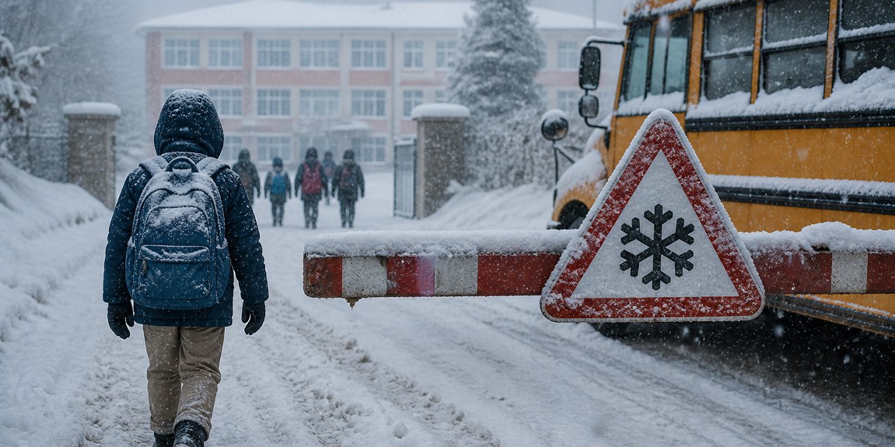 Afyonkarahisar’ın 3 ilçesinde eğitime kar engeli