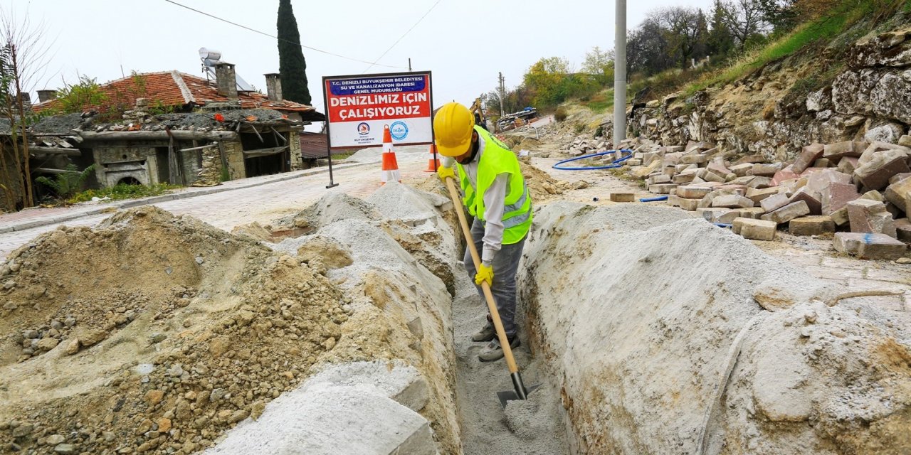 Honaz’a 7,4 milyonluk yeni altyapı kazandırılıyor