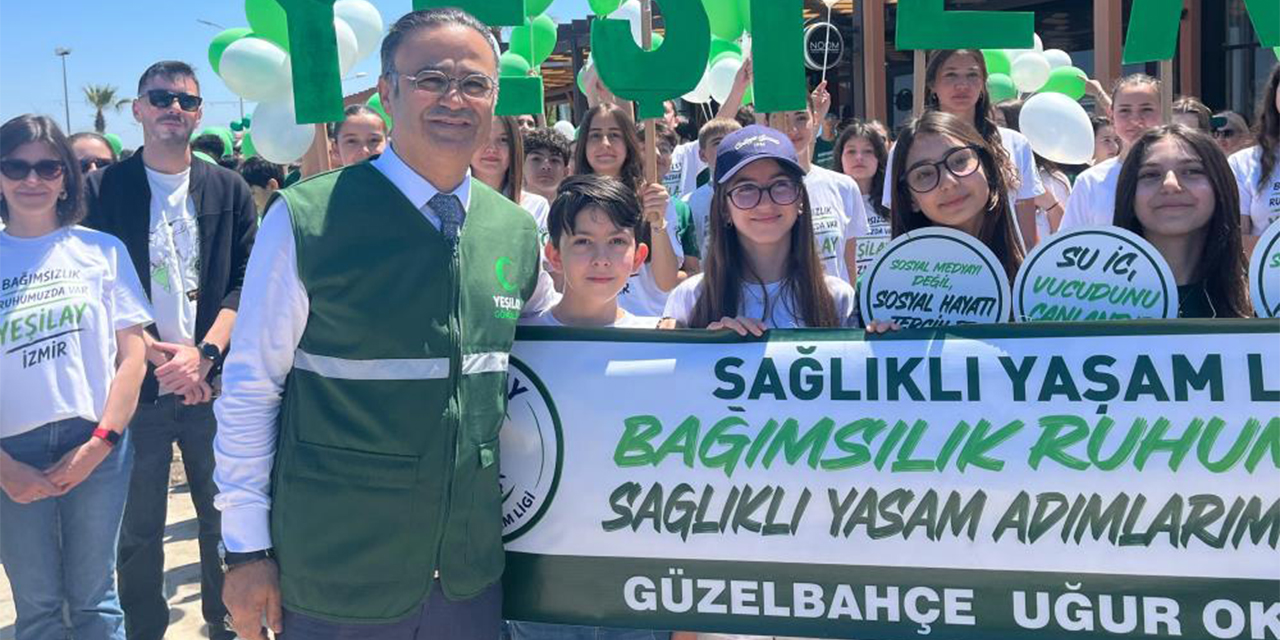 İzmir’de 5 bin kişilik sağlıklı yaşam yürüyüşü