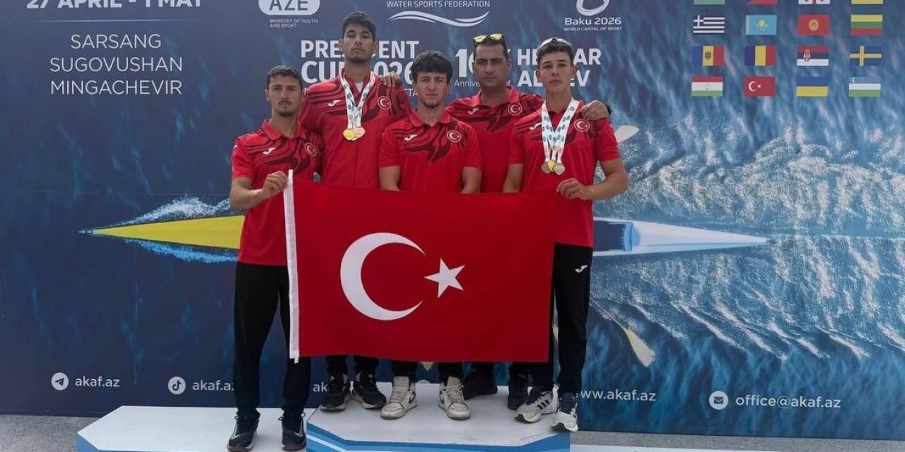 Köyceğizli kanocu Yıldırım, Azerbaycan’dan 3 madalya ile döndü