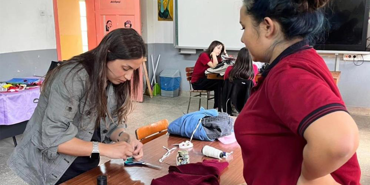 Atça’da atıklar sanata dönüştü