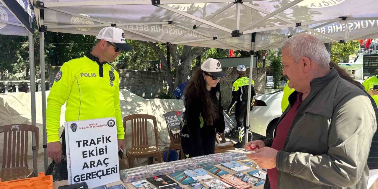 Menteşe’de trafik güvenliği için farkındalık oluşturuldu