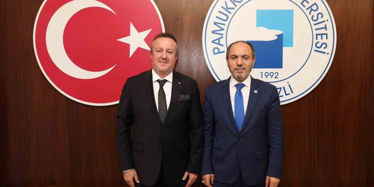Denizli OSB Yönetimi, Rektör Mahmud Güngör’e ziyaret etti