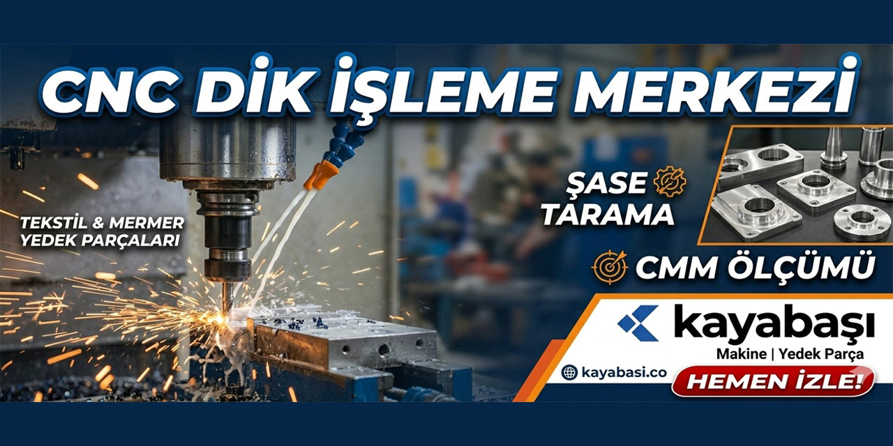 Aydınlı sanayiciler için Denizli’den CNC torna, dik işleme ve yedek parça imalatı çözümleri